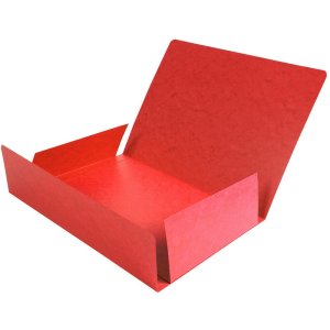 Carpeta con 3 solapas A4 roja