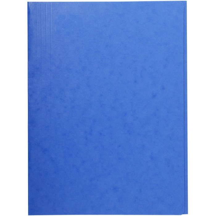 Carpeta con 3 solapas A4 azul
