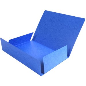 Carpeta con 3 solapas A4 azul