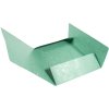 Carpeta de gran capacidad con banda elástica y 3 solapas de cartón Manila 425g Nature Future, para tamaño DIN A4 Verde