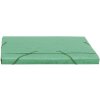 Carpeta con banda elástica y 3 solapas de cartulina monobloque Scotten Manila 425 g Nature Future, para tamaño DIN A4 Verde