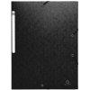 Exacompta Carpeta 3 Solapas Scotten Manila Cartón 400g A4 negro