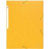 Carpeta banda elástica 3 solapas Scotten Manila cartón 400g DIN A4 amarillo