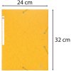 Carpeta banda elástica 3 solapas Scotten Manila cartón 400g DIN A4 amarillo