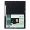 A4+ mE Manila 400g carpeta negra con 3 solapas