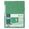 Carpeta con 3 solapas y banda elástica Cartón Manila 400g-m2 - A4 Verde