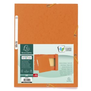 A4+ Carpeta de cartón Manila naranja