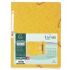 Carpeta con 3 solapas y banda elástica Cartón Manila 400g-m2 - A4 Amarillo