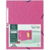 Carpeta con 3 solapas y banda elástica Cartulina Manila 400g-m2 - A4 Rosa