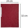 Exacompta Carpeta con banda elástica 3 solapas Manila cartón 400g DIN A4 cereza