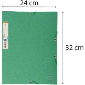 Carpeta con 3 solapas Forever A4 verde