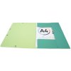 Carpeta con 3 solapas Forever A4 verde
