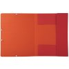 Carpeta con 3 solapas Forever A4 rojo-naranja