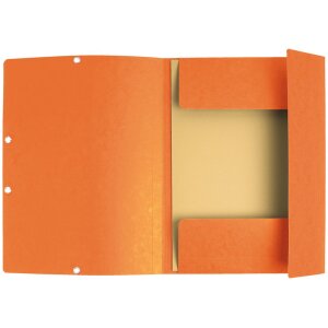Carpeta con banda elástica, 3 solapas e impresión organizativa de cartón Manila de 355 g, para formato A4, colores surtidos
