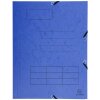Carpeta con banda elástica, 3 solapas e impresión organizativa de cartón Manila de 355 g, para formato A4, colores surtidos