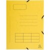 Carpeta con banda elástica, 3 solapas e impresión organizativa de cartón Manila de 355 g, para formato A4, colores surtidos