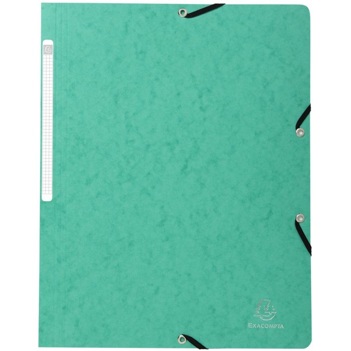 Carpeta esquinera verde para formato A4
