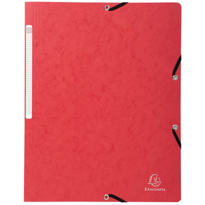 Carpeta esquinera roja para formato A4
