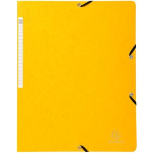 Carpeta esquinera amarilla para formato A4
