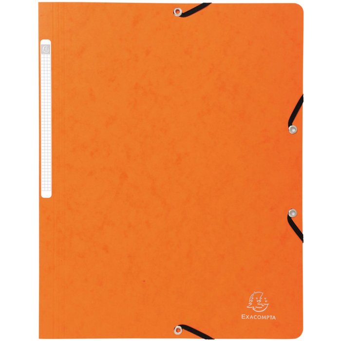 Carpeta esquinera de cartón Manila 400g Nature Future, para DIN A4 Naranja