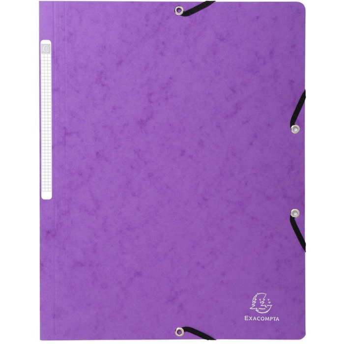 Carpeta esquinera de cartón Manila 400g Nature Future, para formato DIN A4 Morado