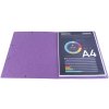 Carpeta esquinera de cartón Manila 400g Nature Future, para formato DIN A4 Morado