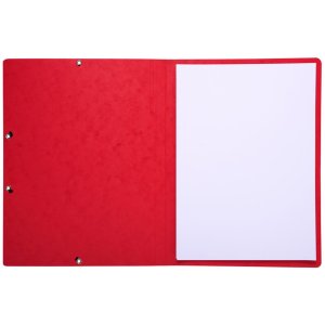 Carpeta esquinera de cartón Manila 355g Nature Future, para formato DIN A4 Rojo