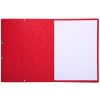 Carpeta esquinera de cartón Manila 355g Nature Future, para formato DIN A4 Rojo