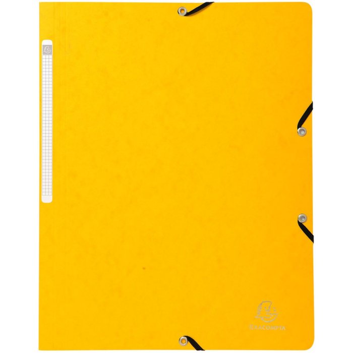 Carpeta esquinera de cartón Manila 355g Nature Future, para tamaño DIN A4 Amarillo