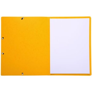 Carpeta esquinera de cartón Manila 355g Nature Future, para tamaño DIN A4 Amarillo