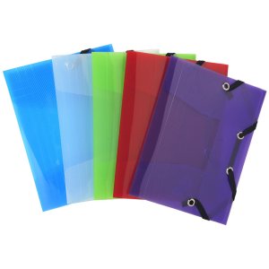 Crystal Color 3 solapas 12x16cm, DIN A6+ - colores surtidos