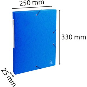 Caja de archivo Exabox 25mm Nature Future DIN A4 colores surtidos