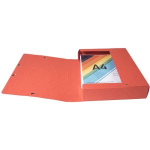 Caja de archivo Exabox lomo 60mm con etiqueta en...