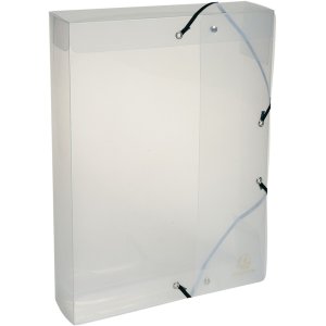 Caja de archivo 60mm PP Cristal