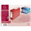 Caja de archivo EXACOMPTA con pulsador PP 700µ lomo 80 mm opaco DIN A4 rojo