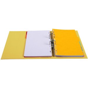 Carpeta A4 Premium 70mm amarilla