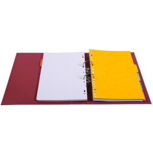 Exacompta Carpeta A4 Premium 50mm burdeos