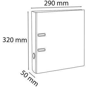 Carpeta Exacompta A4 Premium 50mm gris
