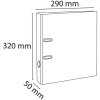 Carpeta Exacompta A4 Premium 50mm gris