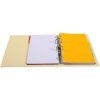 Carpeta de PVC con 2 anillas, lomo 70mm, para DIN A4 Perla blanca