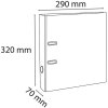 Carpeta A4 Premium 70mm morada