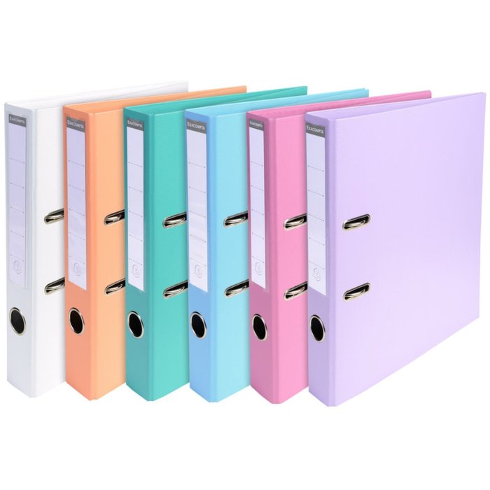 Exacompta Carpeta A4 Premium 50mm pastel surtido
