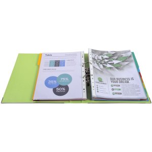 Carpeta A4 50mm PP PREMTOUCH citrus