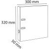 Carpeta A4 50mm PP PREMTOUCH citrus