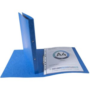 Carpeta de anillas de cartón Manila con 2 anillas...
