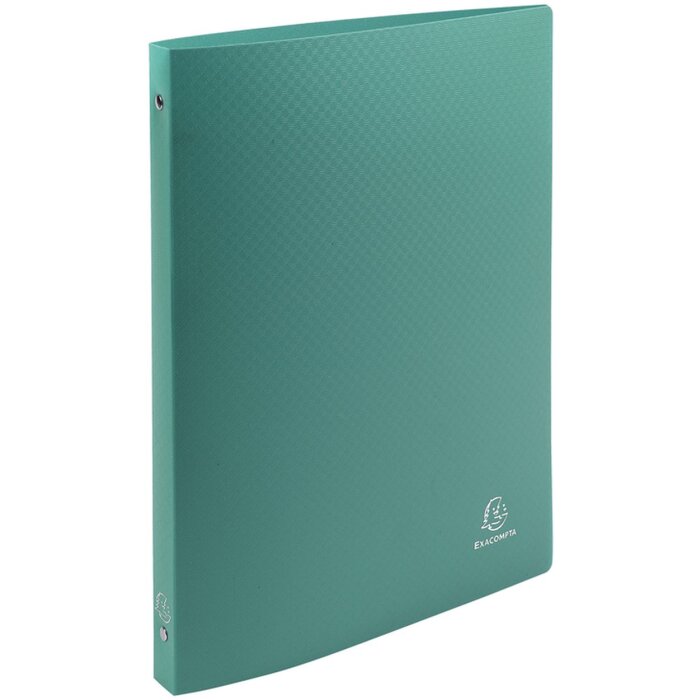 Carpeta de anillas A4 opaca, carpeta de 4 anillas verde