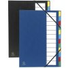 Carpeta organizadora 12 compartimentos, Ordonator, para formato DIN A4
