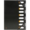 Carpeta HARMONIKA Exactive 9 compartimentos negra