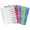 Carpeta esquinera Chromaline con elástico A4 8 compartimentos