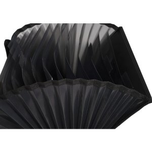 Carpeta de bolsillo Exacase con cierre de botón DIN A4 negro